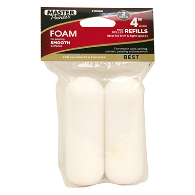 210866 Master Painter Best 4 In. Foam Cover - Pack Of 2
