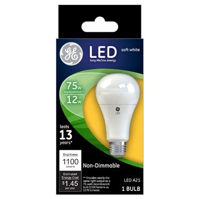UPC 043168657211 product image for 220936 12W A21 LED Bulb - White | upcitemdb.com