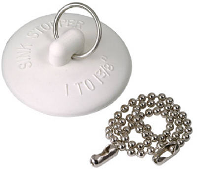 225060 11 In. Master Plumber Sink Stopper With Chain