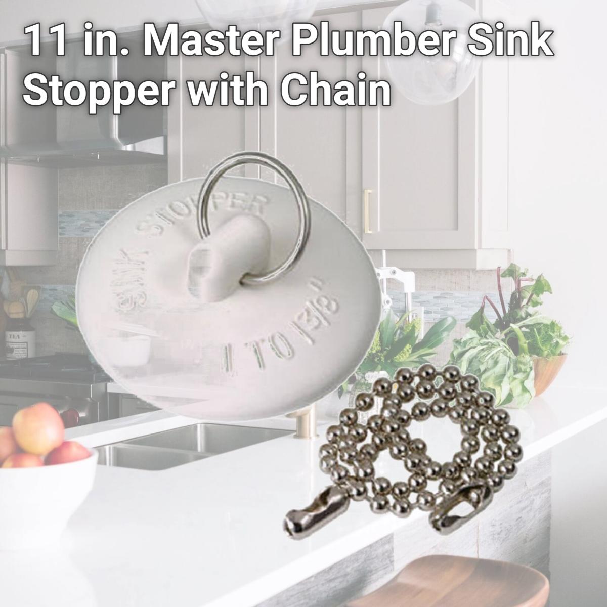 Picture of Plumb Shop Div Brasscraft 225060 11 in. Master Plumber Sink Stopper with Chain