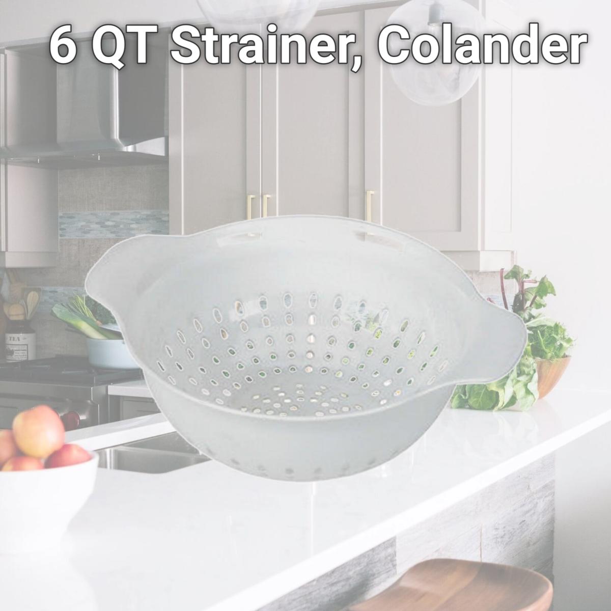 Picture of Bradshaw International 220781 6 QT Strainer, Colander