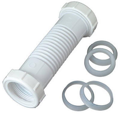 321505 Master Plumber White Plastic Universal Coupling
