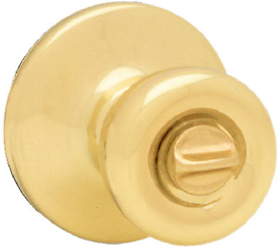 Kwikset 220299 Tylo Privacy Lockset, Polished Brass