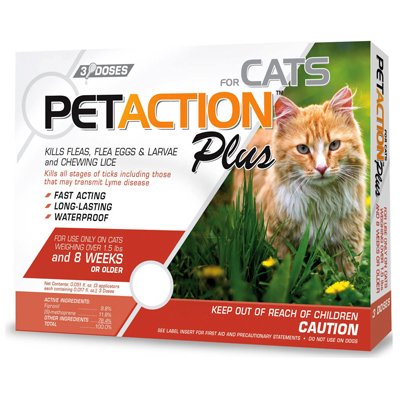 221546 Pet Action Plus Cat Flea & Tick Applicator