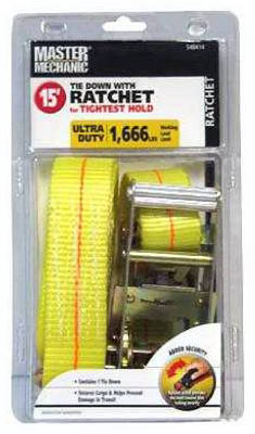 548414 1.5 In. X 15 Ft. Ratchet Tie Down