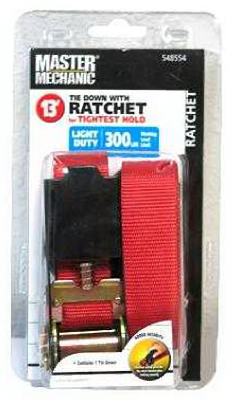 548554 1 In. X 13 Ft. Tie Down With Ratchet