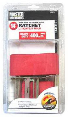 548675 2 In. X 14 Ft. Wide Web Tie Down With Ratchet