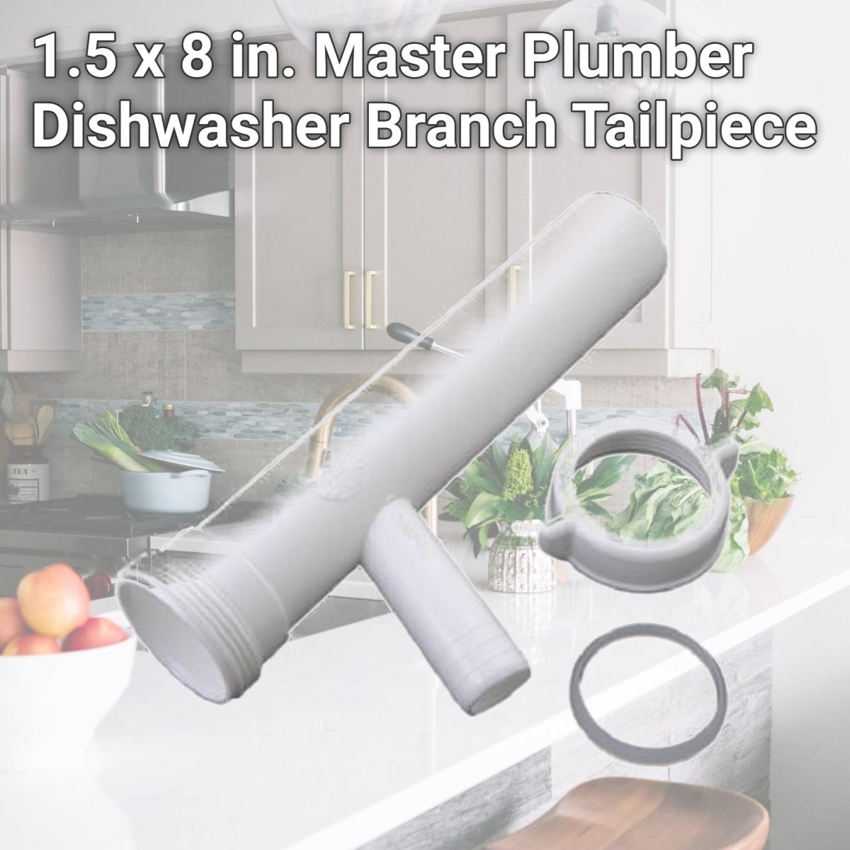 Picture of Plumb Shop Div Brasscraft 453357 1.5 x 8 in. Master Plumber Dishwasher Branch Tailpiece