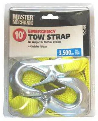548535 1.87 In. X 10 Ft. Emergency Tow Strap
