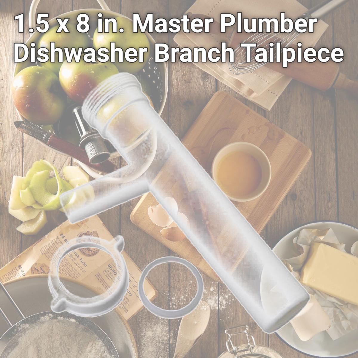 Picture of Plumb Shop Div Brasscraft 495762 1.5 x 8 in. Master Plumber Dishwasher Branch Tailpiece