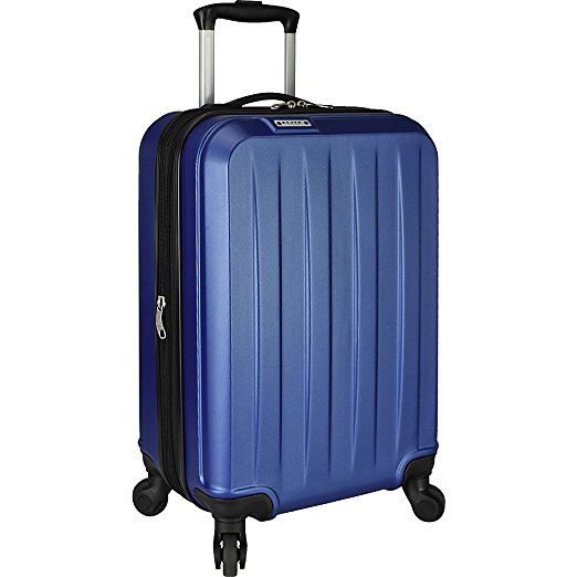 Travelers Choice El06051n Elite Dori Expandable Carry-on Spinner Luggage, Navy