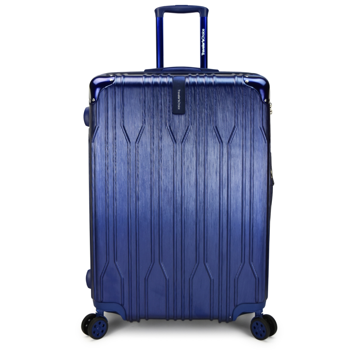 Travelers Choice Tc09035n28 Bell Weather Expandable 28 In. Spinner Luggage, Navy