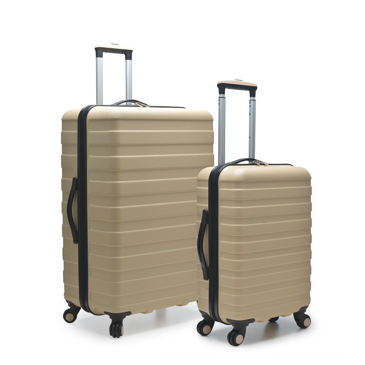 Us09112y2 Cypress Colorful 2 Piece Small & Large Hardside Spinner Luggage Set, Sand