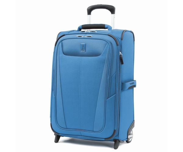 401172227 22 In. Expandable Carry-on Rollaboard - Azure Blue