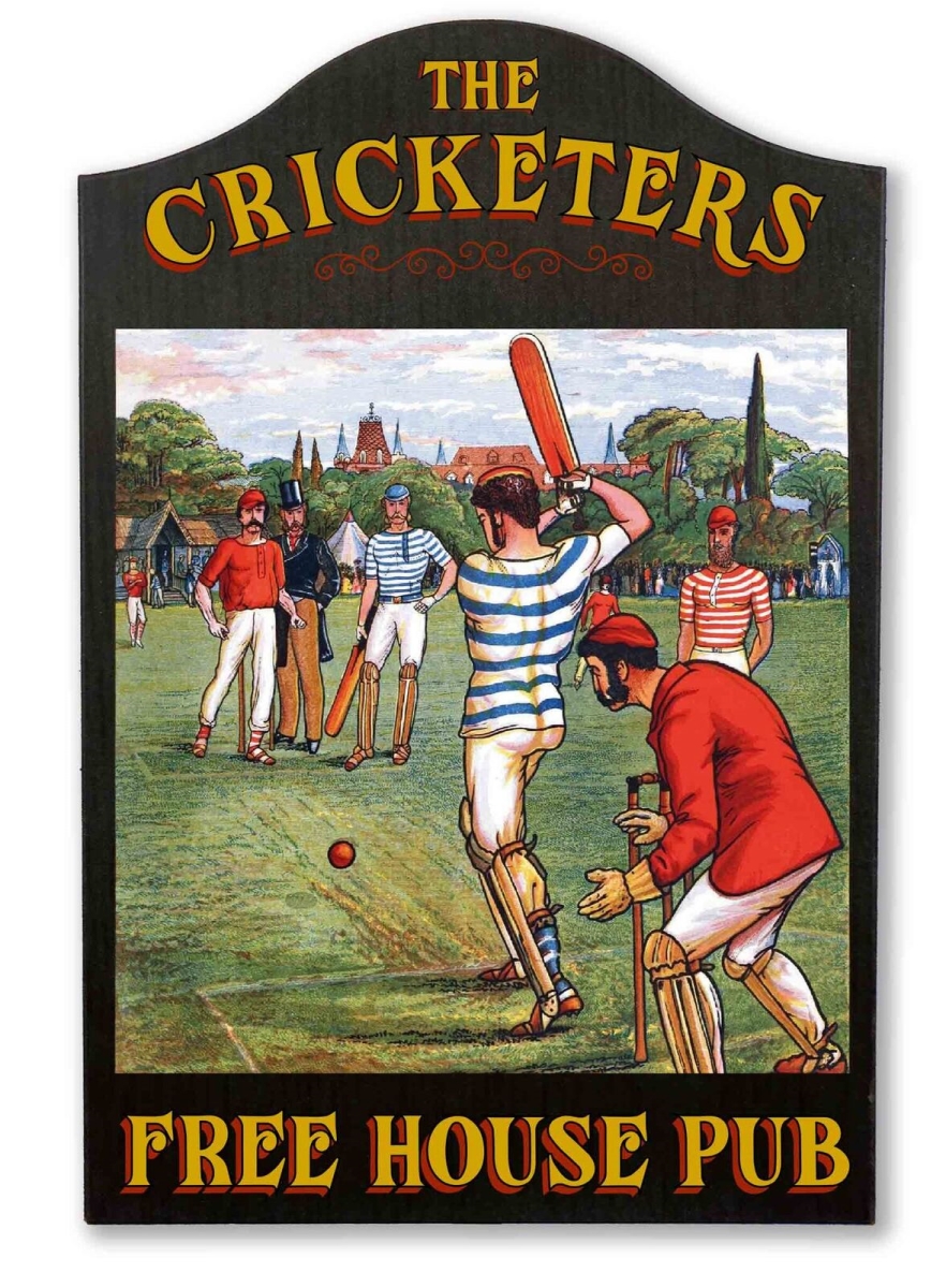 Camb209 18 X 12 X .5 In. Cricketers, Black