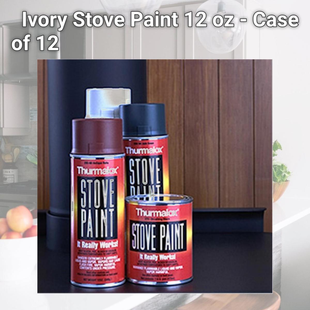 Picture of Thurmalox Stove Paint 270-54 Ivory Stove Paint 12 oz - Case of 12