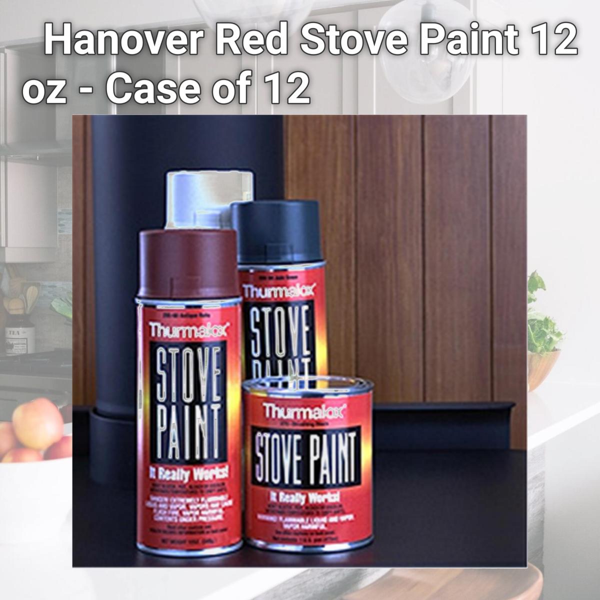 Picture of Thurmalox Stove Paint 275-20 Hanover Red Stove Paint 12 oz - Case of 12