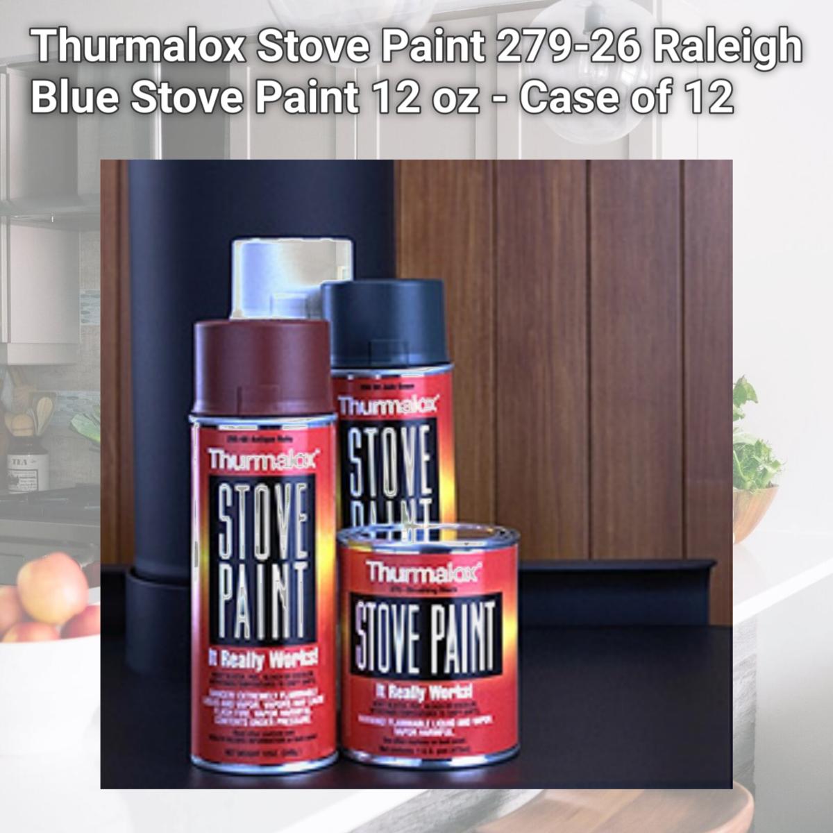 Picture of Thurmalox Stove Paint 279-26 Raleigh Blue Stove Paint 12 oz - Case of 12