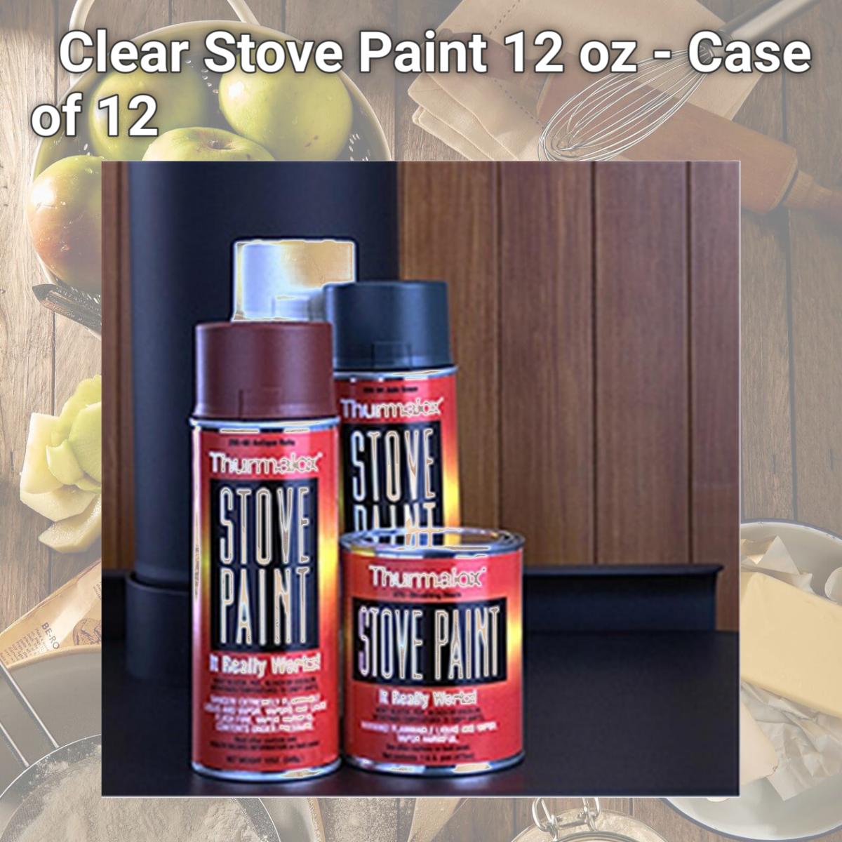 Picture of Thurmalox Stove Paint 293 Clear Stove Paint 12 oz - Case of 12