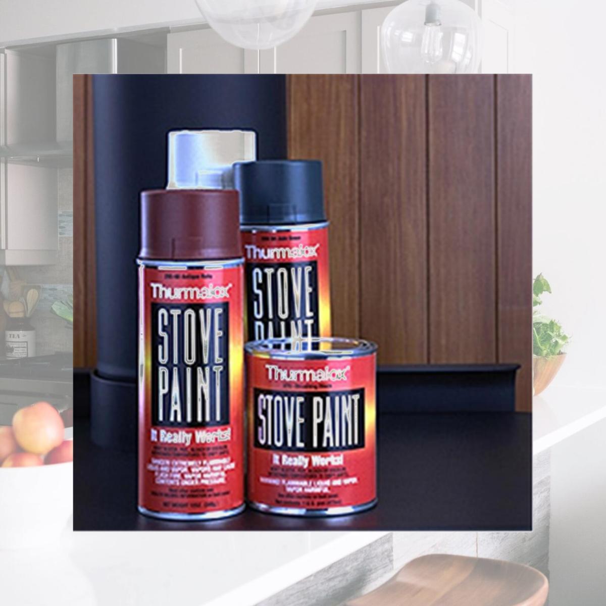 Picture of Thurmalox Stove Paint 295-60 Antique Ruby Stove Paint 12 oz - Case of 12