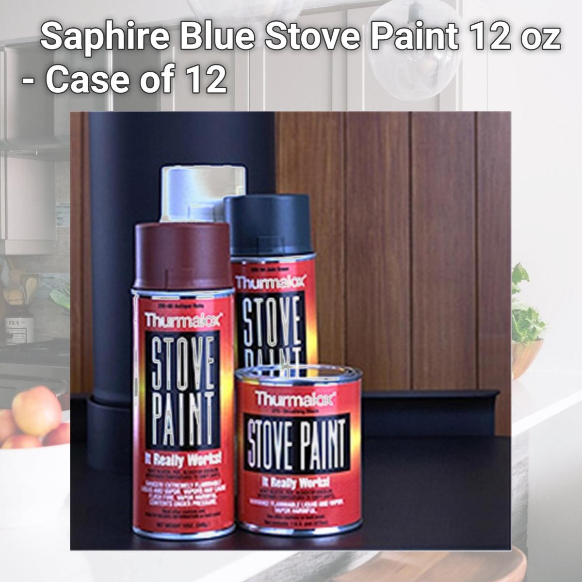 Picture of Thurmalox Stove Paint 299-75 Saphire Blue Stove Paint 12 oz - Case of 12