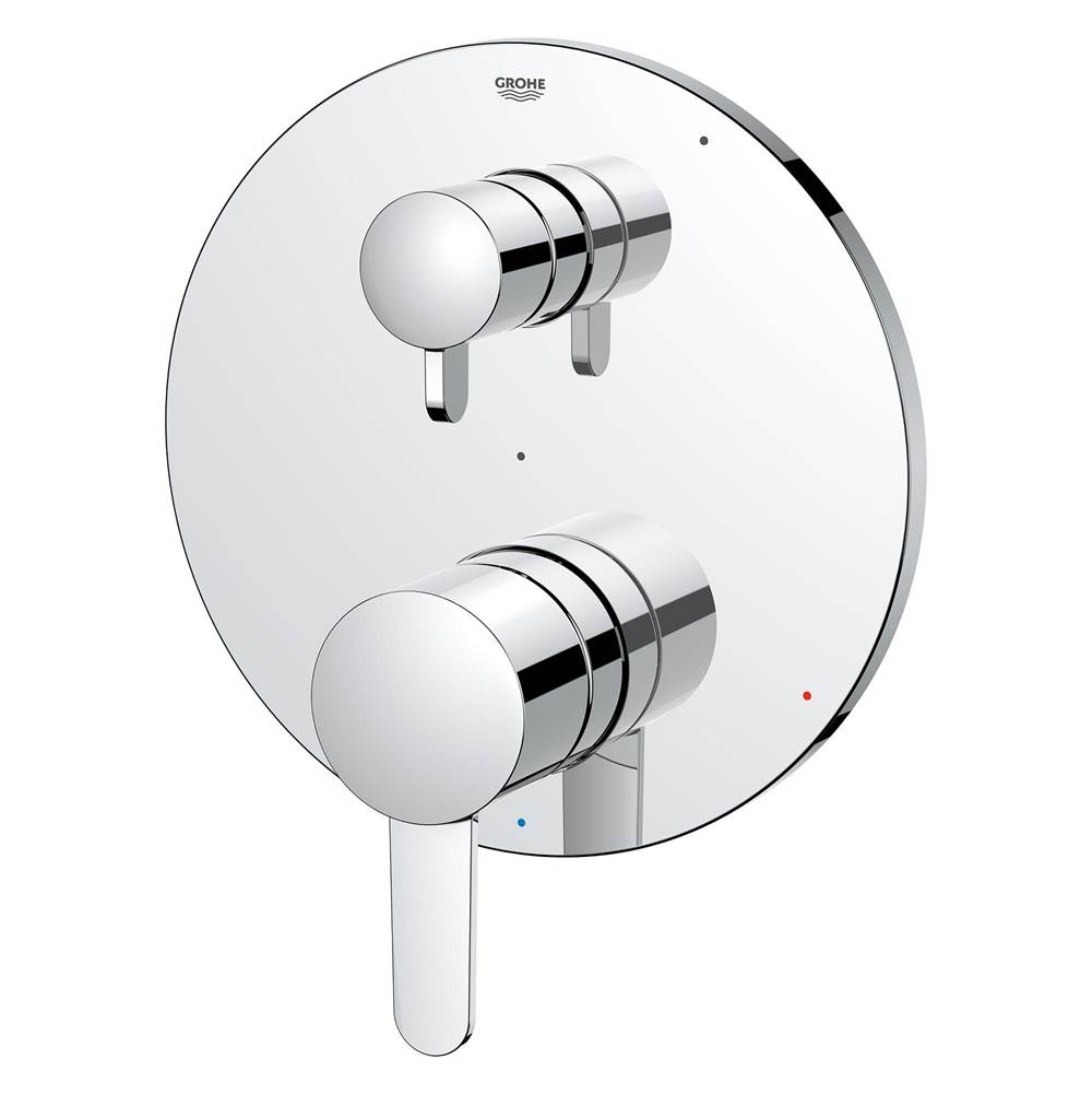 Grohe 29434000 Cosmopolitan Pressure Balance Valve Trim with 2-Way Diverter & Cartridge - Chrome