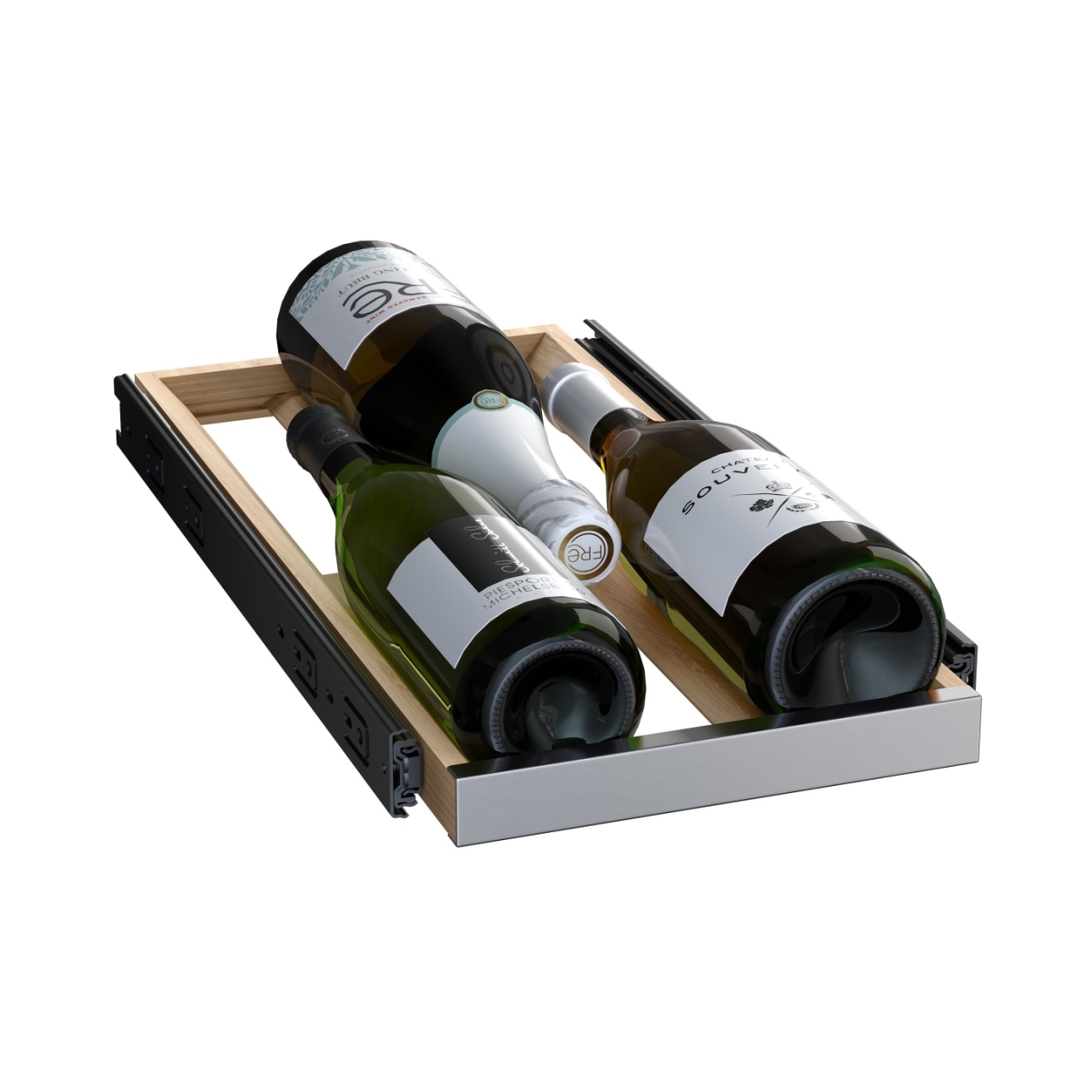 Picture of Avallon AWC242FD 24 in. Wide 42 Bottle Capacity French Door Wine Cooler with LED Lighting, Stainless Steel