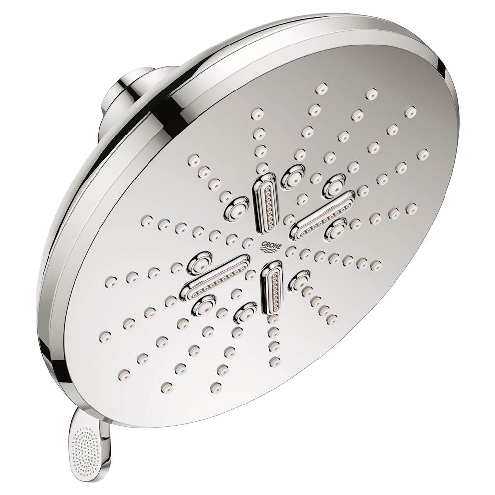 Grohe 26789000 6.5 in. Shower Head with 3 Sprays & 1.75 GPM - Chrome