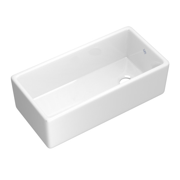 UPC 824438593817 product image for MS3618WH 36 in. Shaker Single Bowl Apron Front Fireclay Kitchen Sink, White | upcitemdb.com