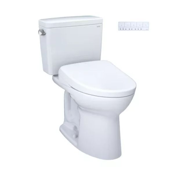 MW7764736CSGA-01 1.6 GPF Drake Right Height Washlet Plus S7A Toilet with Auto Flush, No.01 Cotton