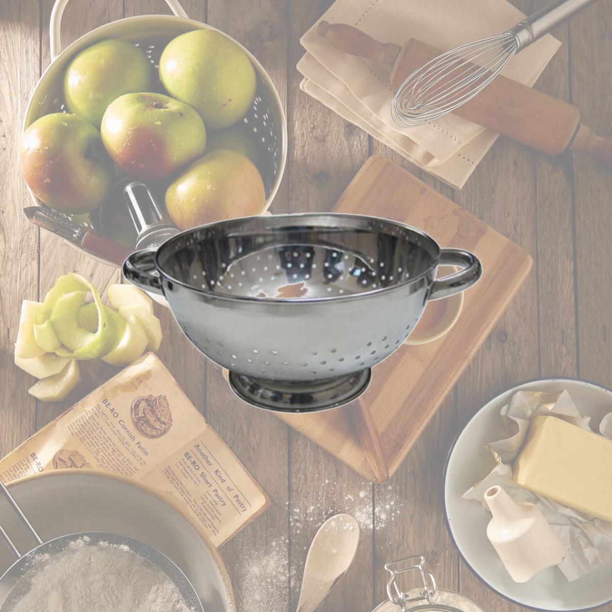 Picture of NuSteel TG-CO-1 Kitchen Colander - 1 qt. Plain