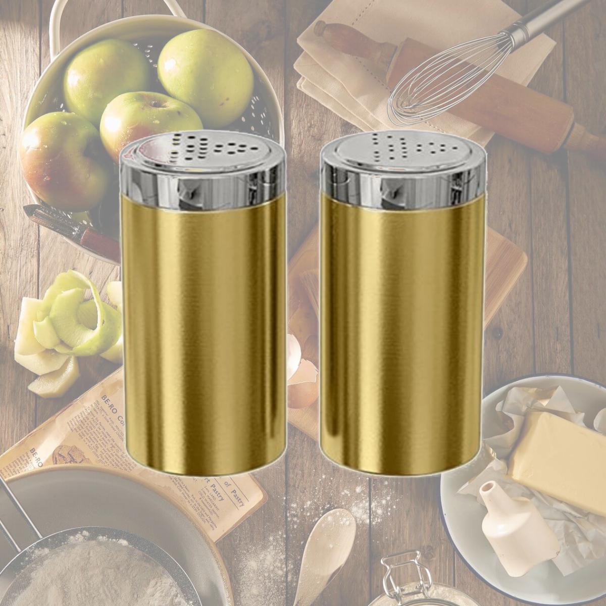 Picture of NuSteel TG-JSP-G Salt and Pepper Shaker - Jumbo  Gold