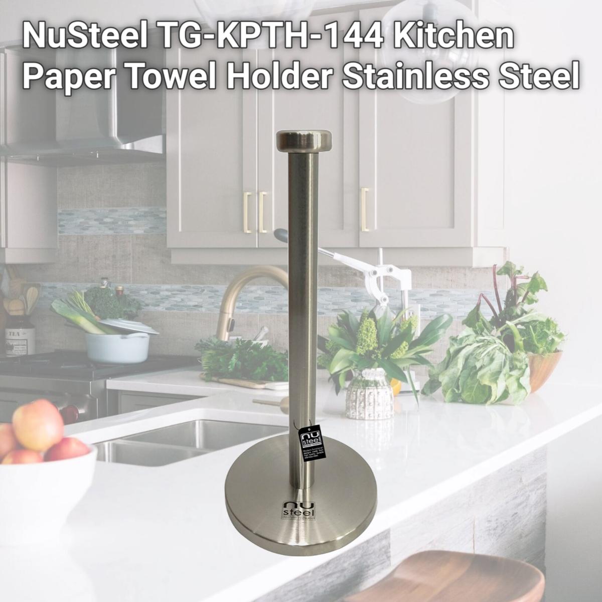 Picture of NuSteel TG-KPTH-144 Kitchen Paper Towel Holder  Stainless Steel