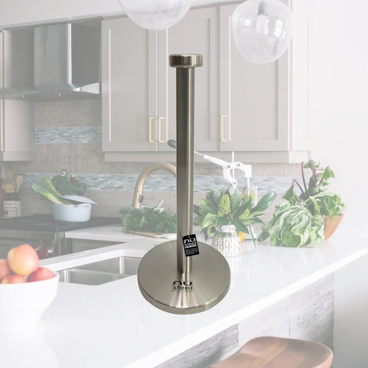Picture of NuSteel TG-KPTH-144 Kitchen Paper Towel Holder  Stainless Steel