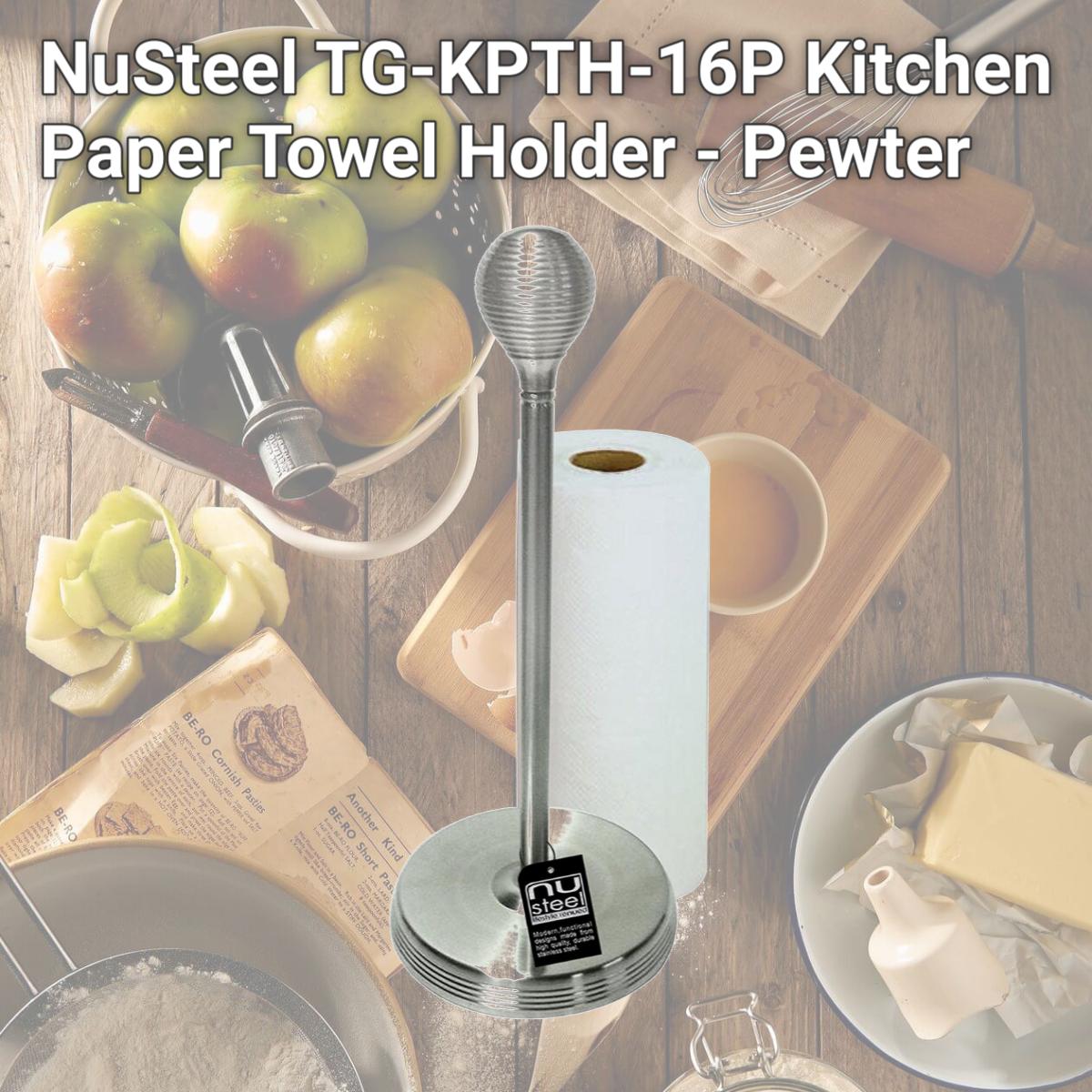 Picture of NuSteel TG-KPTH-16P Kitchen Paper Towel Holder - Pewter