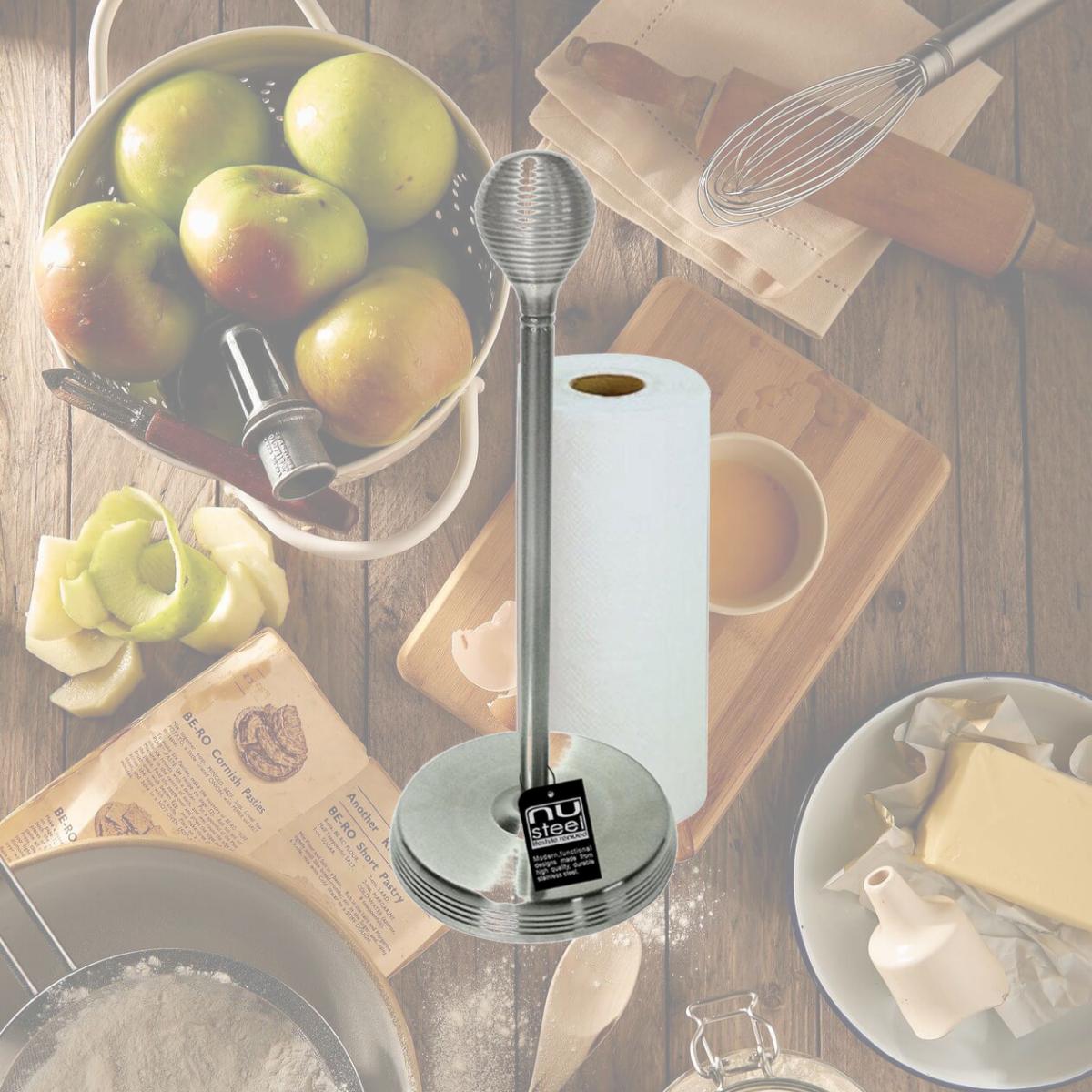 Picture of NuSteel TG-KPTH-16P Kitchen Paper Towel Holder - Pewter