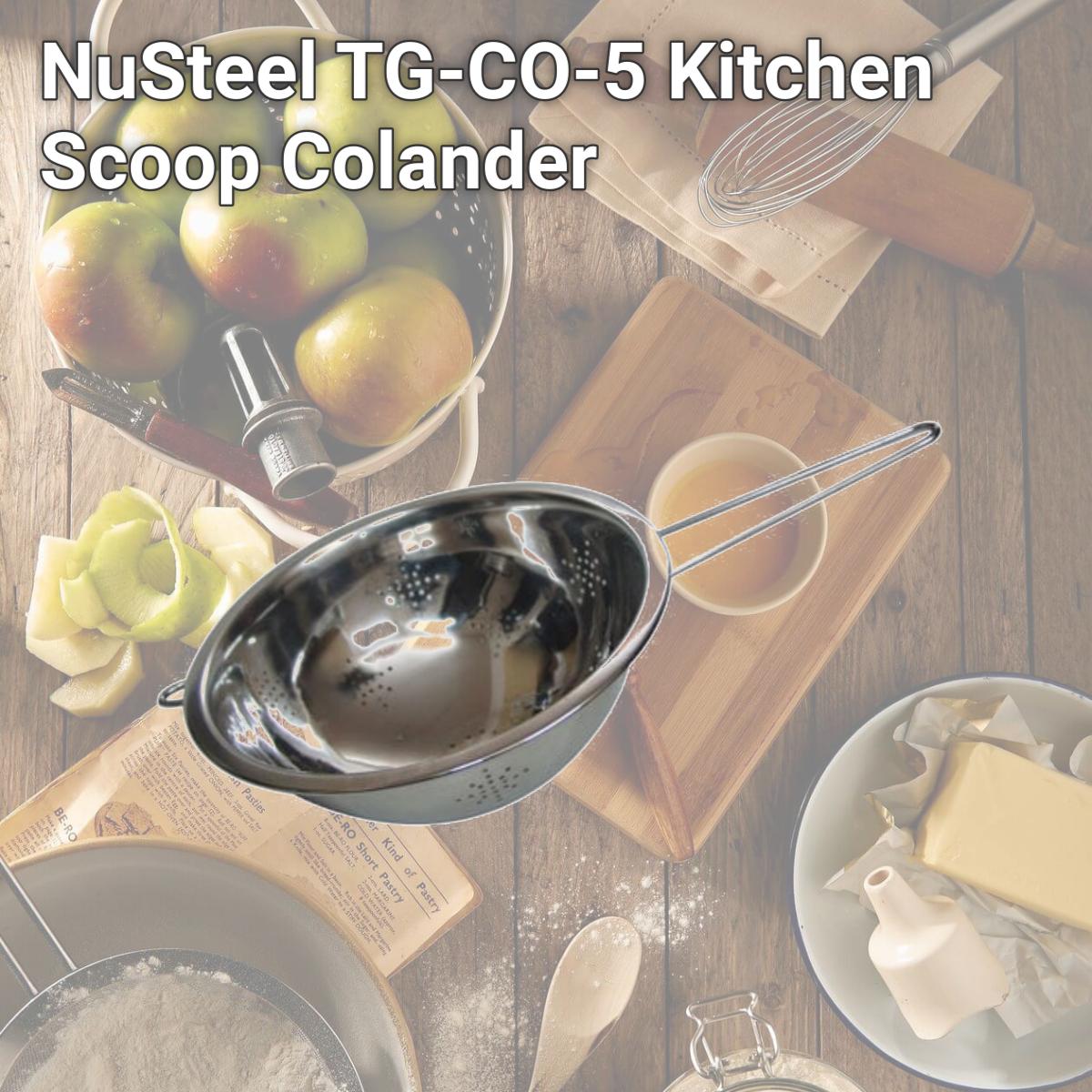Picture of NuSteel TG-CO-5 Kitchen Scoop Colander