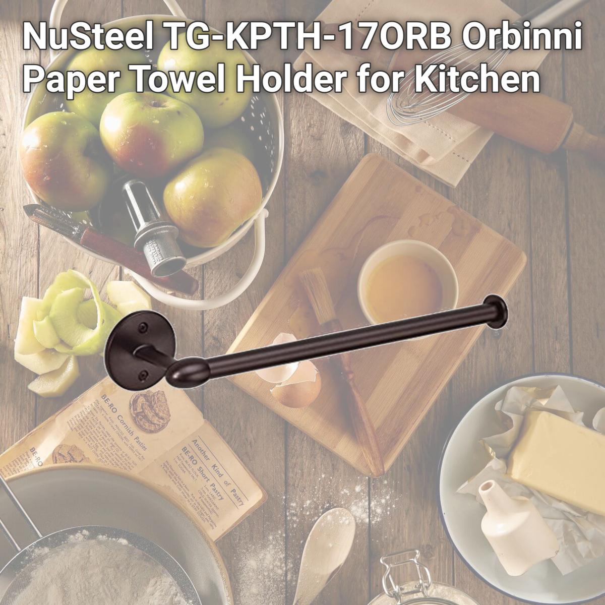 Picture of NuSteel TG-KPTH-17ORB Orbinni Paper Towel Holder for Kitchen