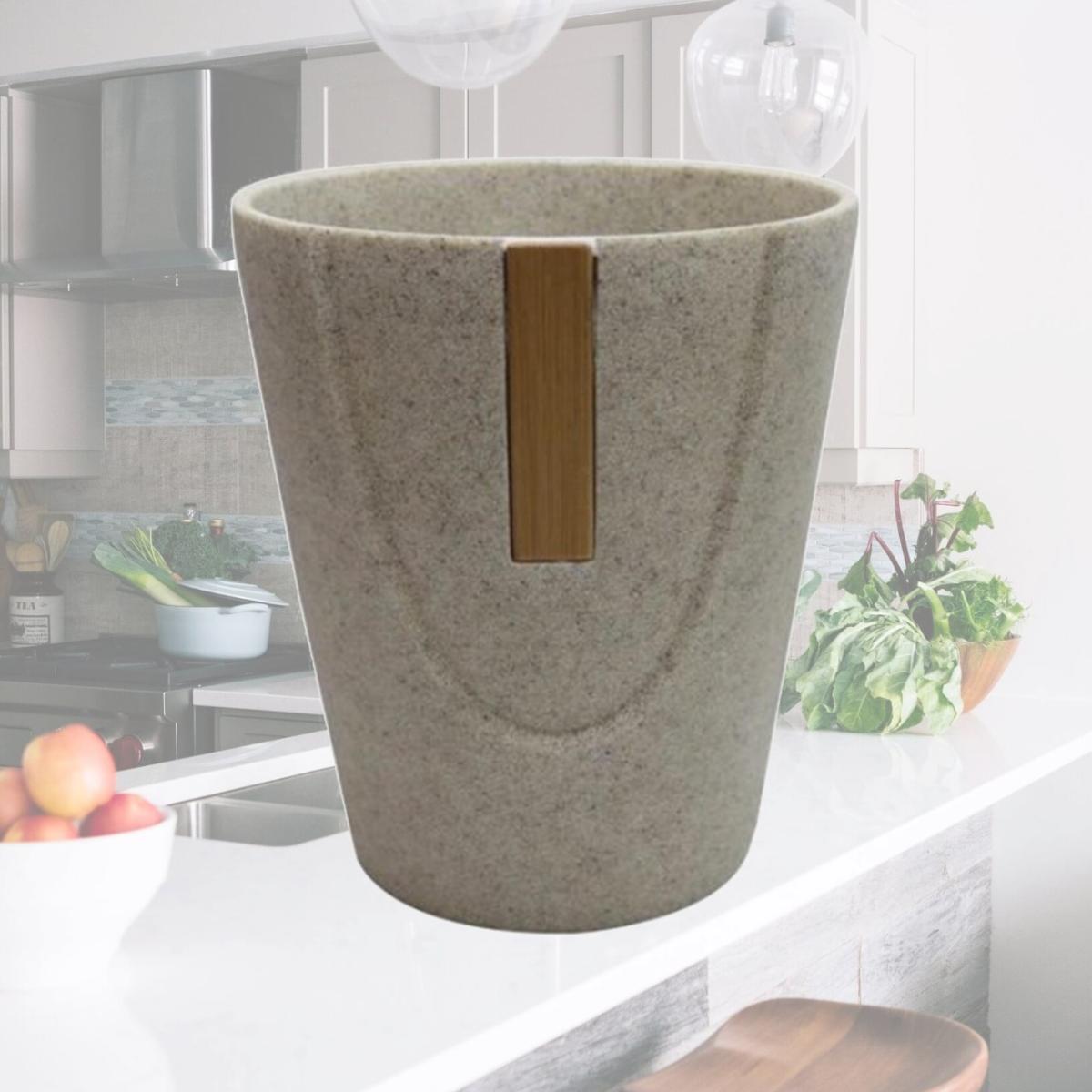 Picture of NuSteel BR8H Brogan Stainless Steel Waste Basket