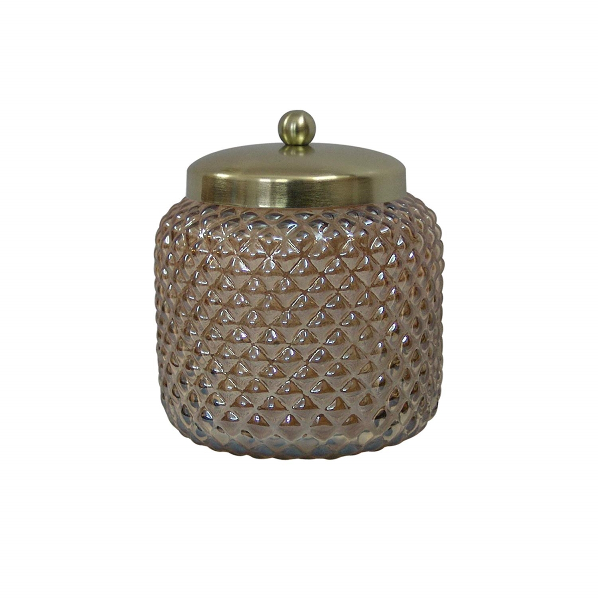 Gc-5415gl Gold Lustre Glass Canister - Large