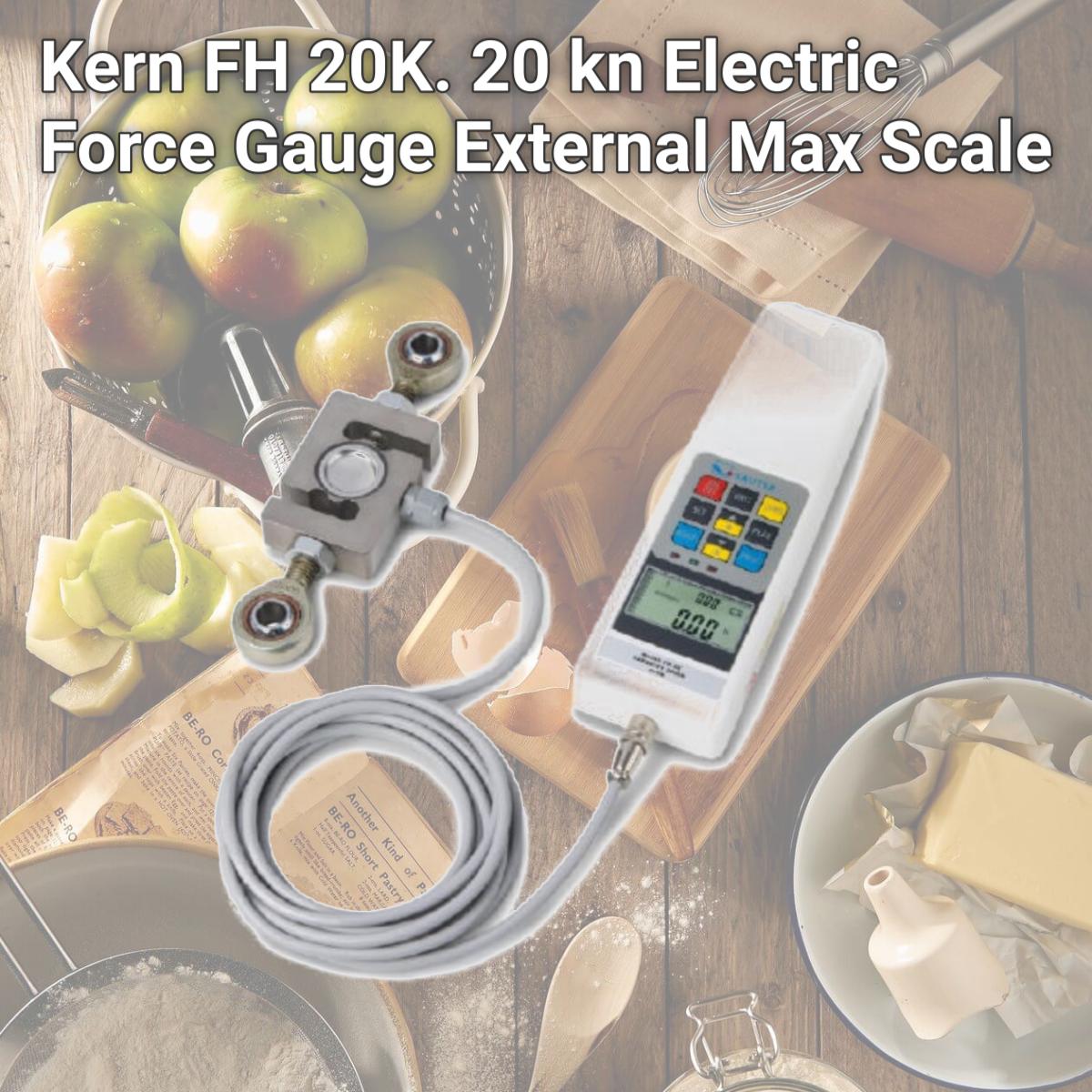 Picture of Kern FH 20K. 20 kn Electric Force Gauge External Max Scale