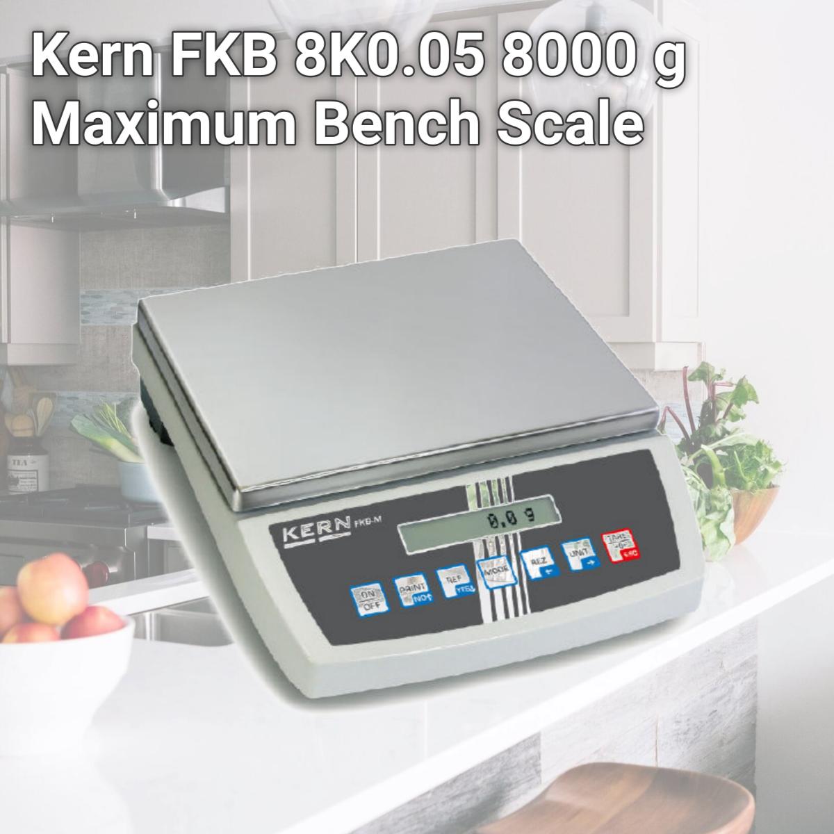 Picture of Kern FKB 8K0.05 8000 g Maximum Bench Scale
