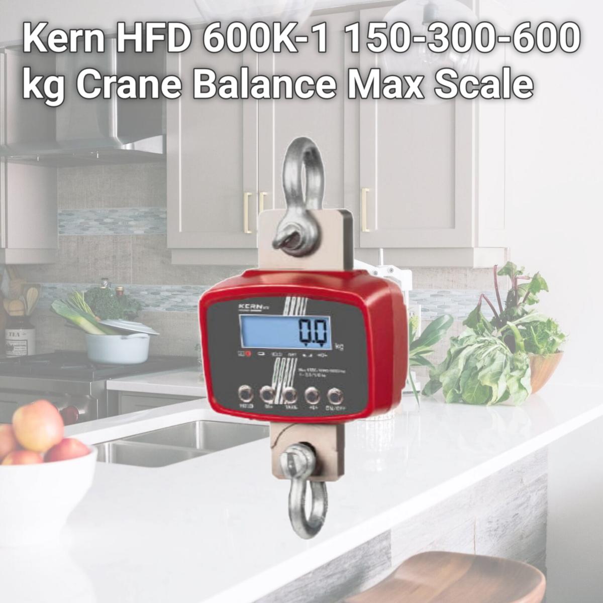 Picture of Kern HFD 600K-1 150-300-600 kg Crane Balance Max Scale