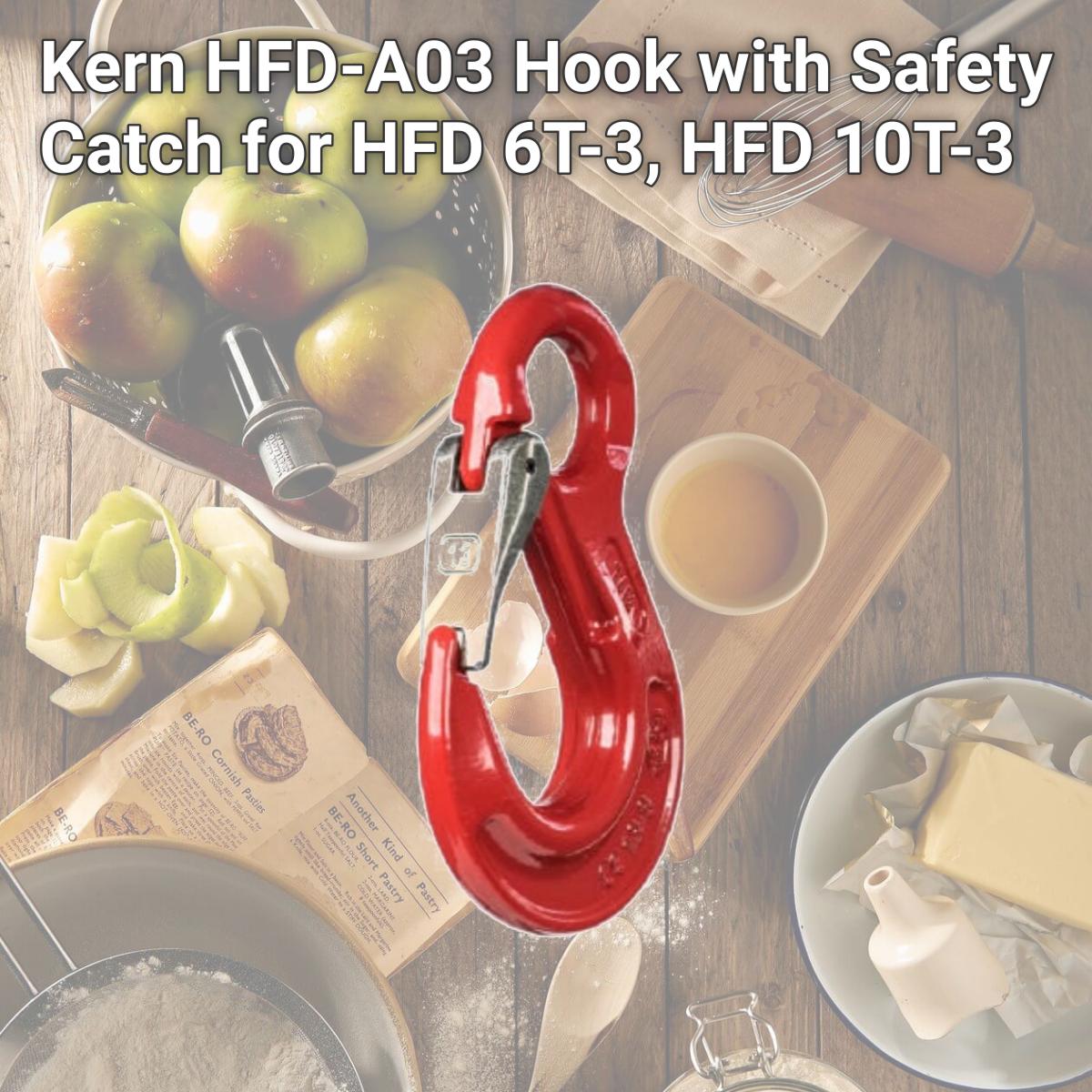 Picture of Kern HFD-A03 Hook with Safety Catch for HFD 6T-3, HFD 10T-3