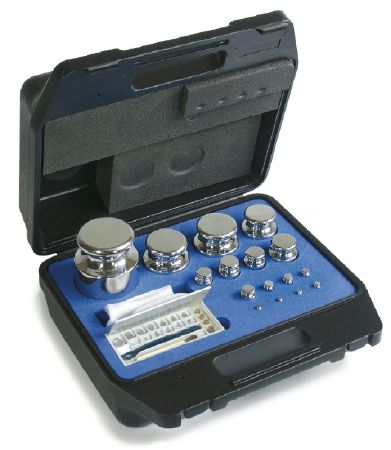 323-024 1 Mg-50 G F1 Class Set Of Weight In Plastic Case With Stainless Steel