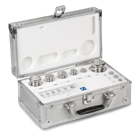 323-026 1 Mg-50 G F1 Class Set Of Weight In Aluminum Case With Stainless Steel