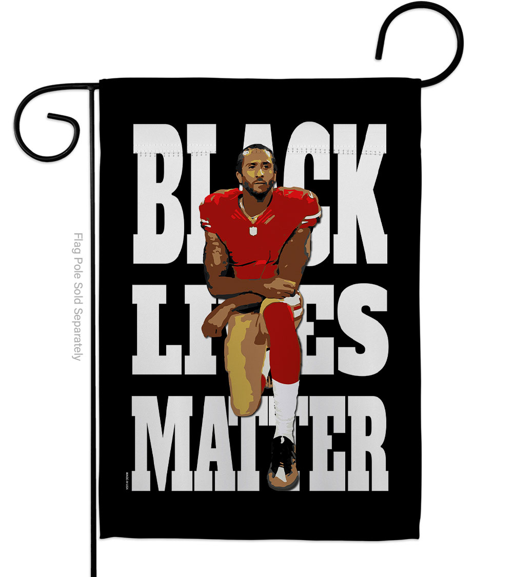 13 x 18.5 in. Black Lives Anti Racism History Matter Double-Sided Decorative Vertical Garden Flags - House Decoration Banner Yard Gift