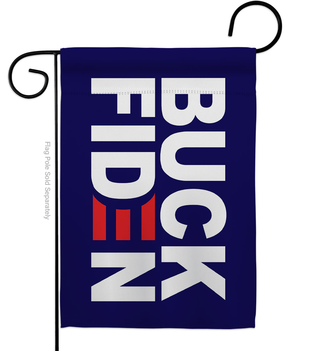 13 x 18.5 in. Buck Finden American Political Vertical Garden Flag with Double-Sided House Decoration Banner Yard Gift