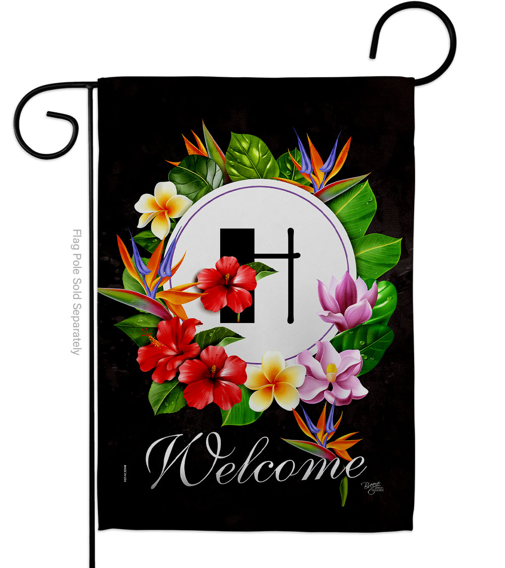 G180268-BO Tropical H Summertime 13 x 18.5 in. Double-Sided Decorative Vertical Garden Flags for House Decoration Banner Yard Gift