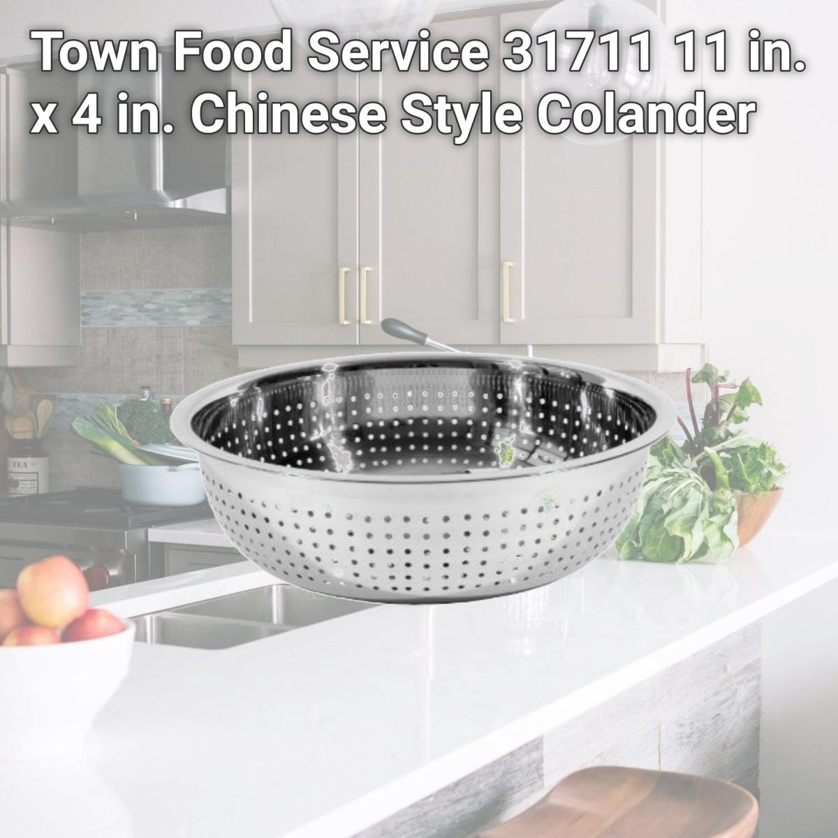 Picture of Town Food Service 31711 11 in. x 4 in. Chinese Style Colander